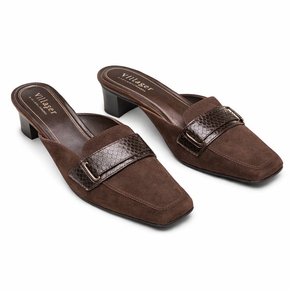 LIZ CLAIBORNE Tabita Leather Mules Slides Shoes 7M